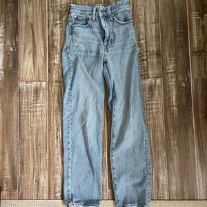 Madewell straight leg jean